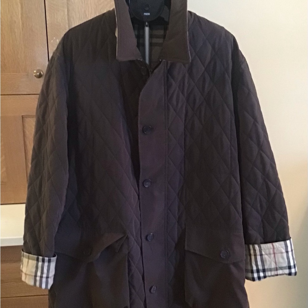 Burberry Nova Check brown coat